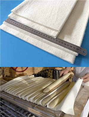 Bakeries Endless Wool Belt For Dough Molder